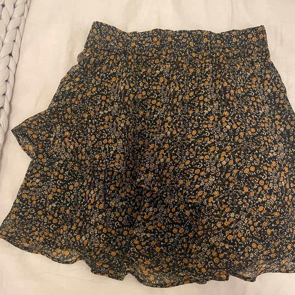 Floral Mini Skirt